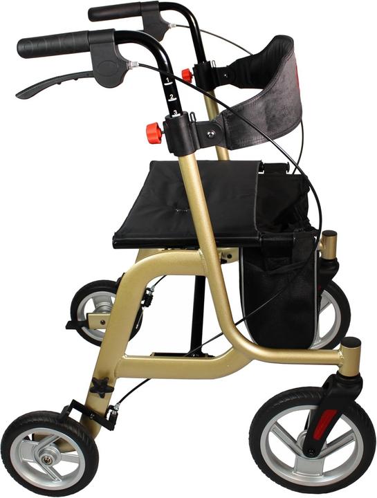 Actual product image Antar AT51044 aluminum walker gold