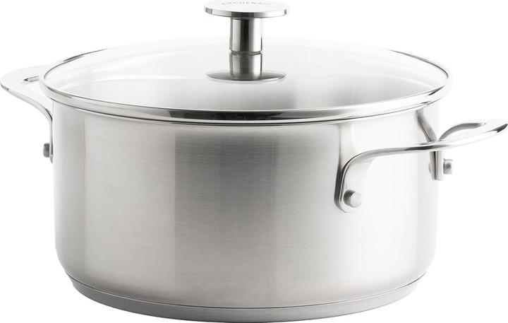 Actual product image KitchenAid Stainless Steel Pannenset 4-delig (28 cm, Pan set + pot set, Stainless steel)