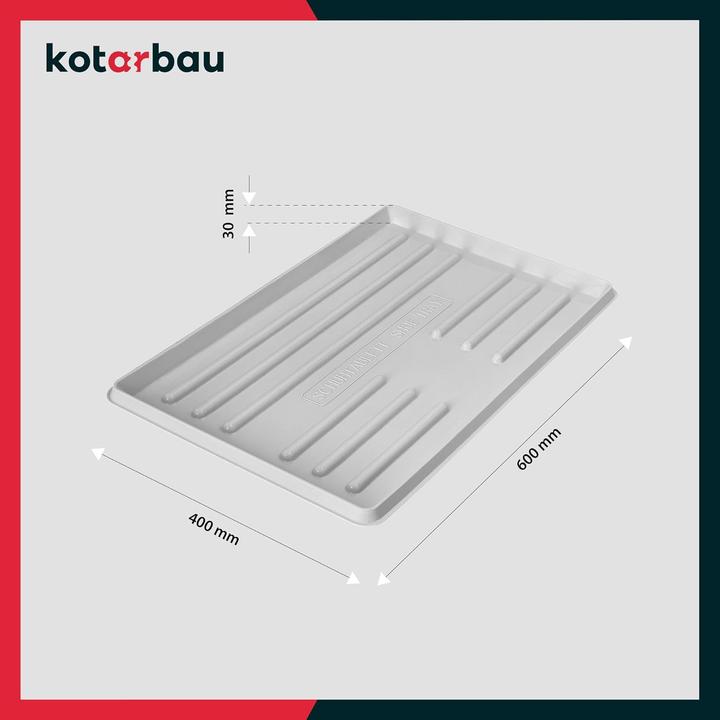 Image du produit Kotarbau 2er-Set Schuhabtropfschalen (40 x 60 cm)