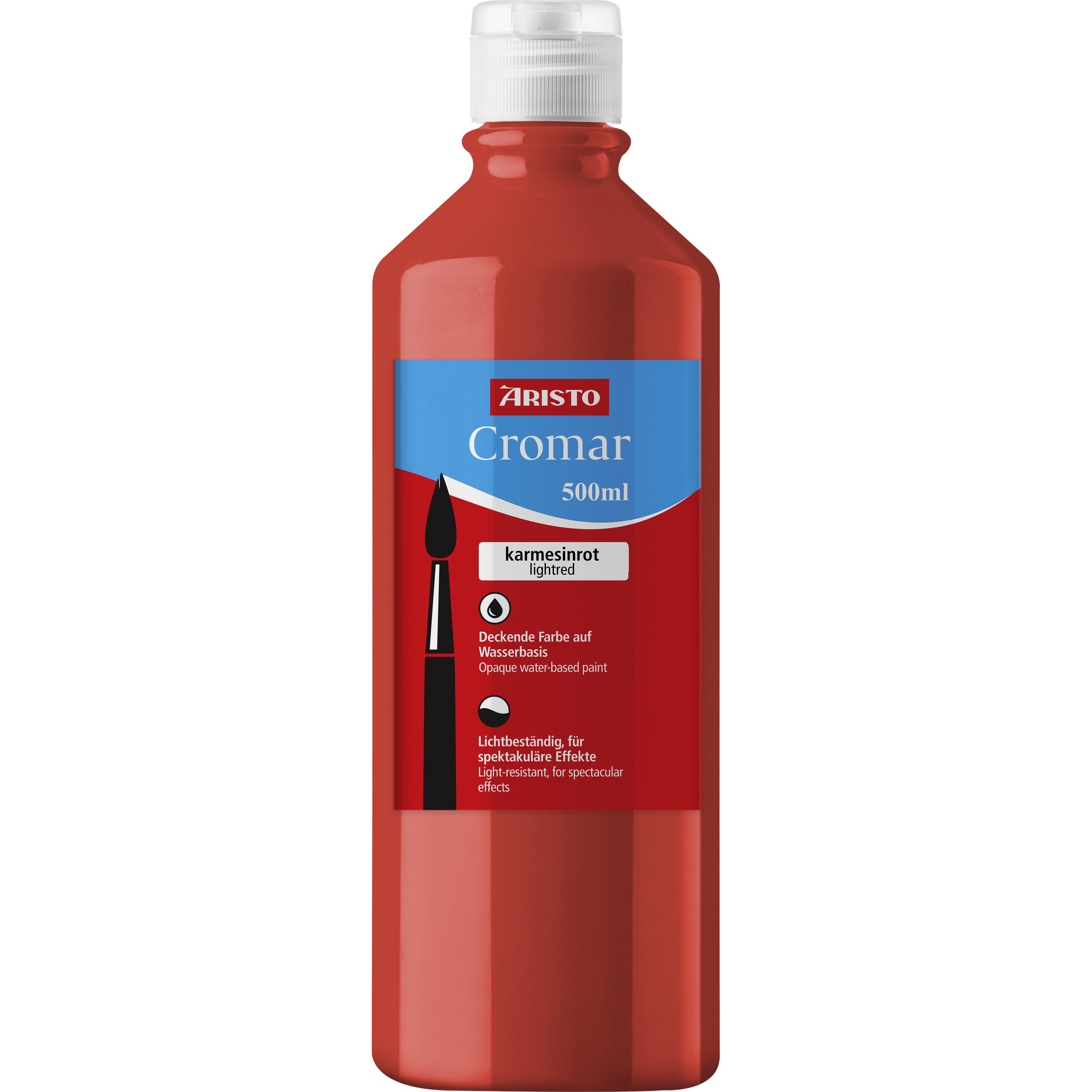 Aristo, Colore + Vernice per fai da te, Cromar 500 ml, karmesinrot (500 ml)