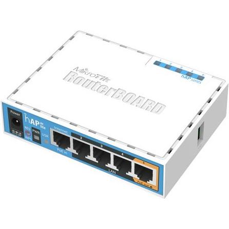 MikroTik RB952UI-5AC2ND - hAP ac lite, 650 MHz CPU, 64 MB RAM, Router