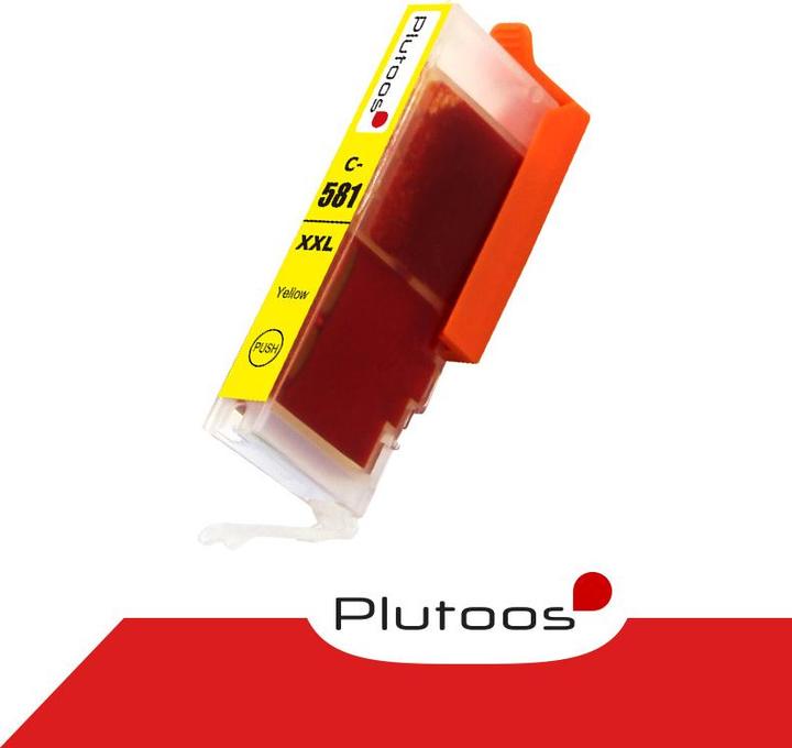 Immagine prodotto Plutoos Canon CLI-581 Cartuccia XXL compatibile, Giallo 1997 C 001 (Y)