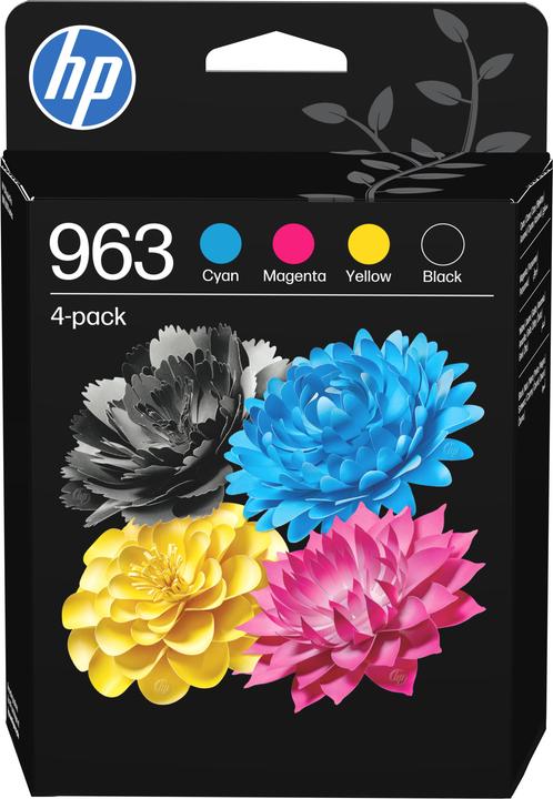 Actual product image HP 963 4-pack (C, M, Y, BK)