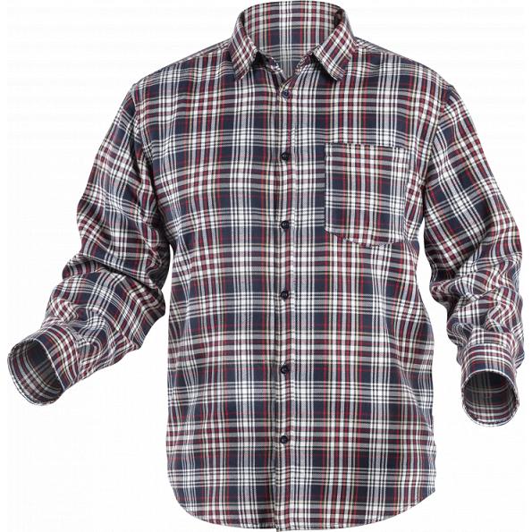 Högert, Herren, Hemd, Hogert Koszula Robocza Iller Granatowo-Czerwona Rozm.Xl, Rot, (XL)