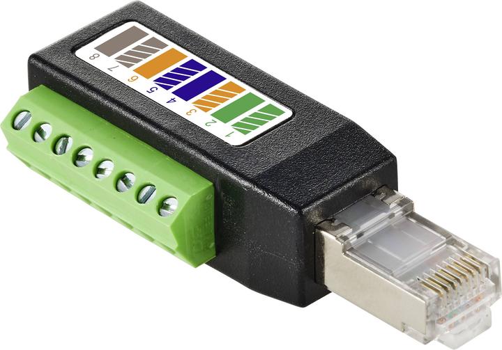 Produktbild Tru Components TC-11503196 TC-RJ45-TB Verbinder RJ-45 1 St.