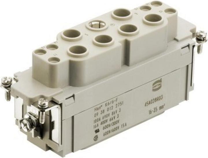 Actual product image Harting Socket insert
