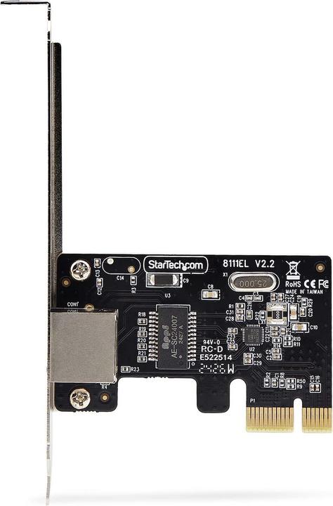 Actual product image StarTech NIC 1-Port Network Card, TAA (PCI-E x1)