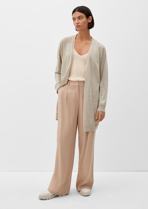 Produktbild s.Oliver Strickjacke Cardigan aus Wollmix (L)