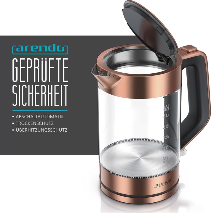 Produktbild Arendo Wasserkocher (1.70 l)