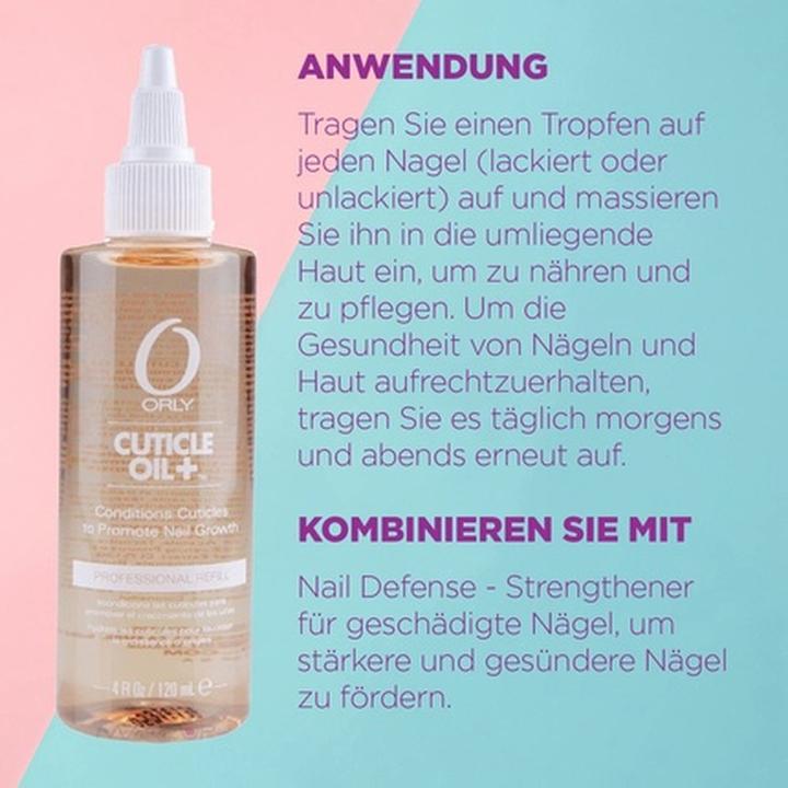 Image du produit Orly Huile pour cuticules + 118 ml (118 ml)