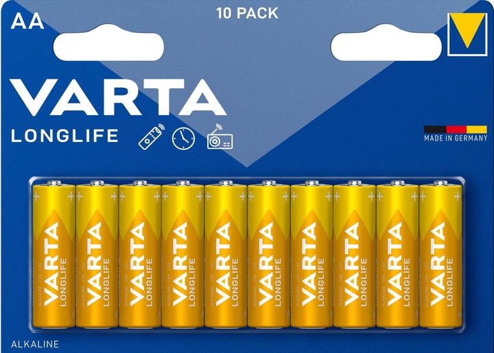 Varta Longlife (10 pcs., AA, 2800 mAh)