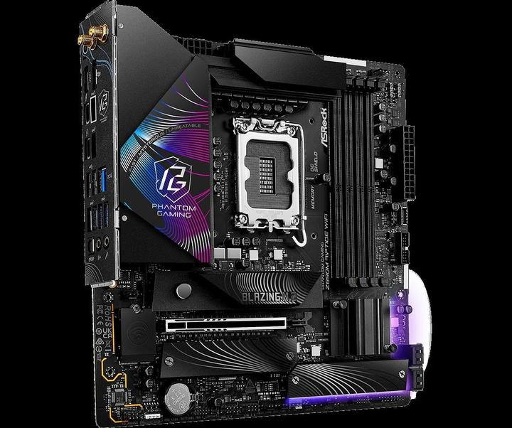 Productafbeelding AsRock Z890M Riptide WiFi Intel DDR5 S1851 MATX (LGA 1851, Intel Z890, mATX)