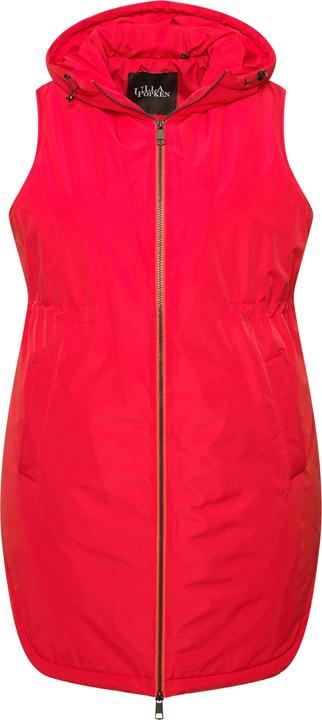 Image du produit Ulla Popken Gilet matelassé HYPRAR réversible et déperlant, fermeture à glissière à double sens, capuche (50, 52)