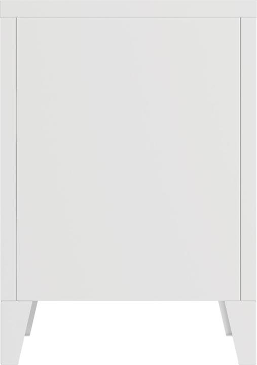 Actual product image En.Casa Bedside cabinet Inari set of 2 door handle right and left white (40 x 30 x 57 cm)