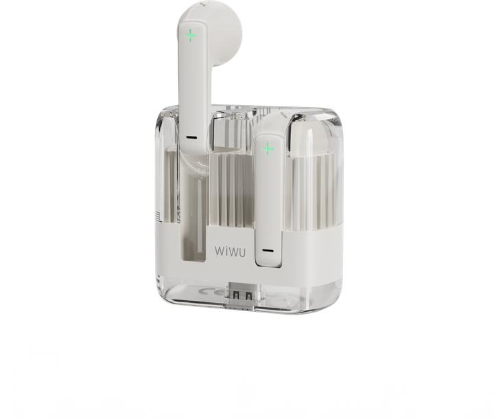 Actual product image Wiwu Bluetooth earphones T21 TWS white (Wireless)
