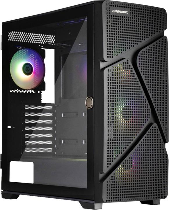 Produktbild Enermax MarbleShell MS31 ARGB (schwarz, Tempered Glass) (ATX, mATX, Mini-ITX)