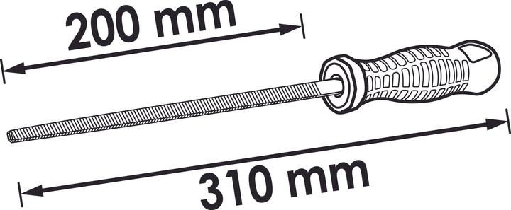 Produktbild Vigor Vierkant-Feile ∙ V1789 ∙ 310 mm (310 mm)