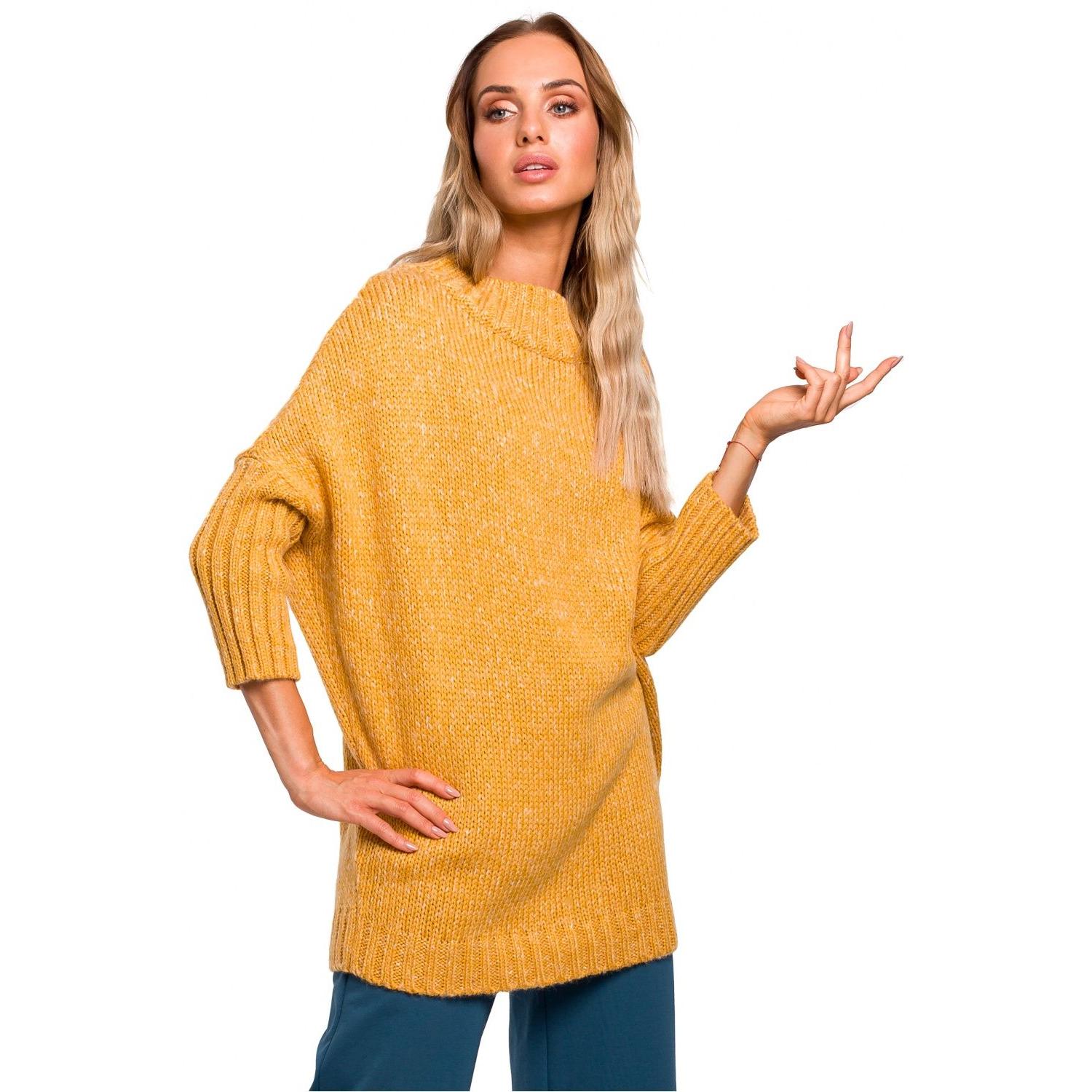 Made of Emotion, Damen, Pullover, Pullover model, Gelb, (L, XL)