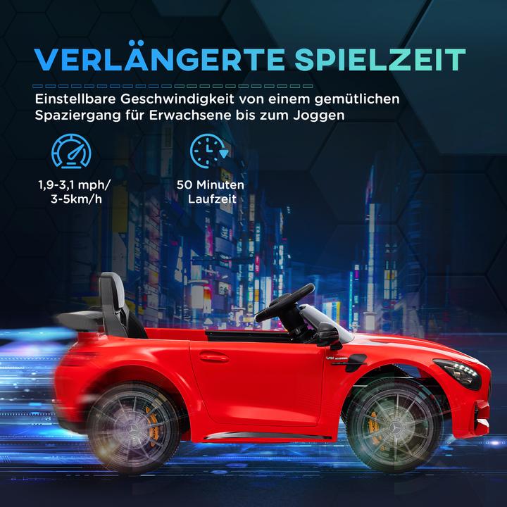 Produktbild Aiyaplay Kinder Elektroauto Kunststoff, Metall Rot (12 V)