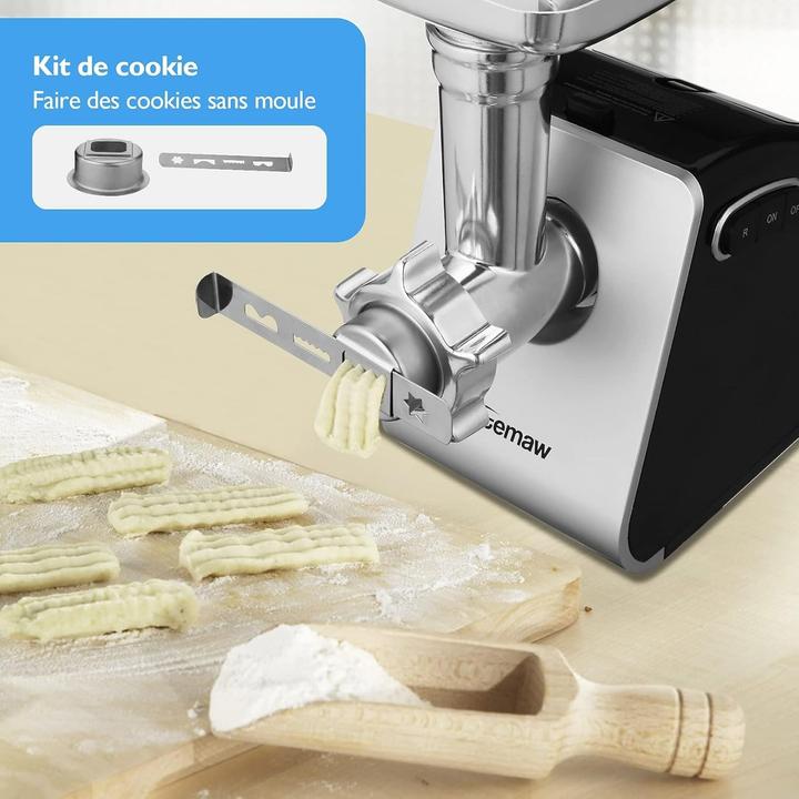 Image du produit Coocheer Hachoir électrique multifonction avec accessoires pour viande et légumes