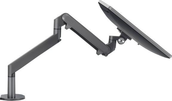 Produktbild Hagor HA Gasliftarm Medium Single fuer 1x 38-81cm Monitor 15-32" neigbar schwenkbar drehbar VESA 100x100 T (Tisch, 32", 9 kg)