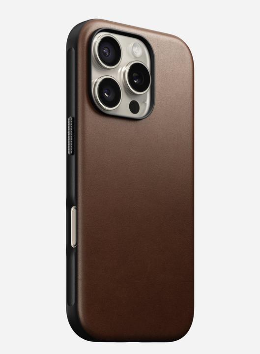 Immagine prodotto Nomad Custodia moderna in pelle per iPhone 16 Pro Marrone (Apple iPhone 16 Pro)
