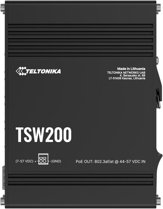 Produktbild Teltonika TSW200 PoE+ switch x8 (10 Ports)