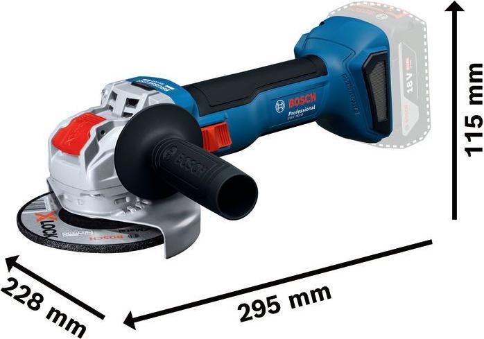 Actual product image Bosch Professional GWX 18V-8 (125 mm)