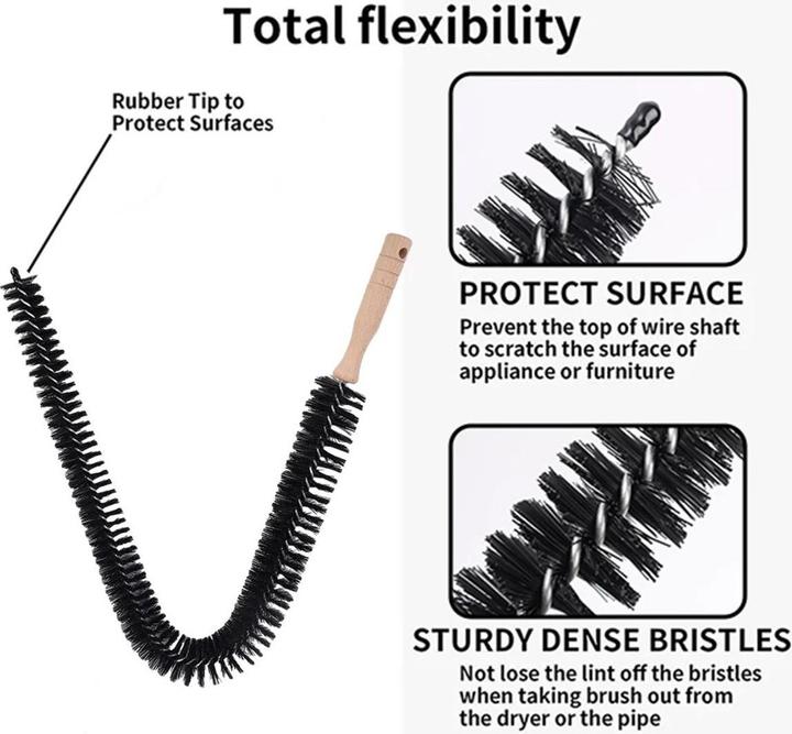 Actual product image König Design Radiator brush 70 -75 cm Radiator brush Radiator cleaning brush Brush set (1 pcs.)