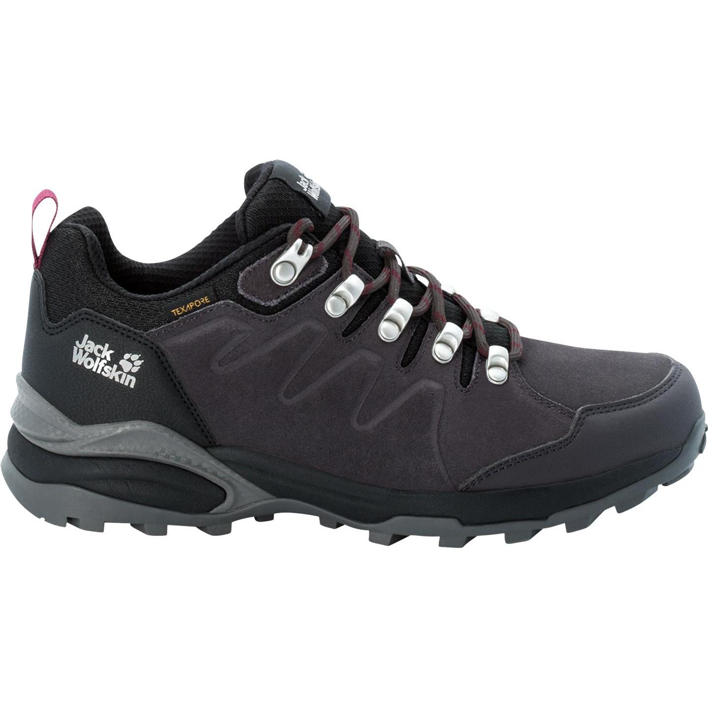 Jack Wolfskin, Damen, Wanderschuhe, Refugio Texapore Low W (35.5), Grau