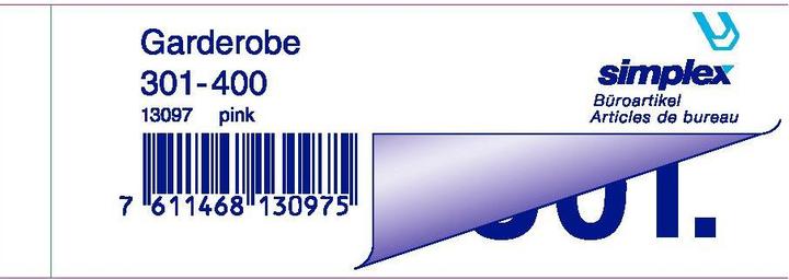 Immagine prodotto Simplex Blocchi di guardaroba (100x)