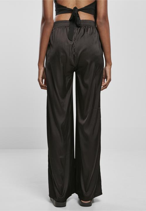 Actual product image Urban Classics Ladies Satin Wide Leg Pants (XXL)