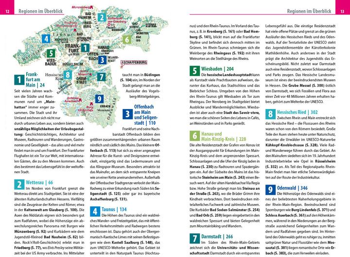 Image du produit Reiseführer Rhein-Main-Region mit Taunus und Odenwald (Allemand, Lilly Nielitz-Hart, Simon Hart, 2021)