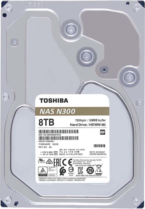 Immagine prodotto Toshiba N300 Retail (8 TB, 3.5")