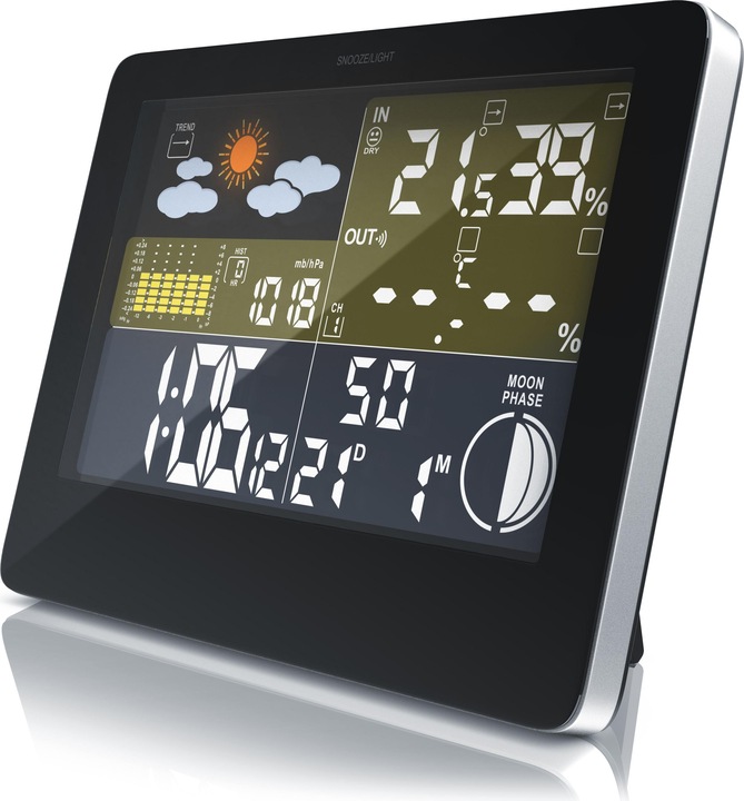Actual product image Bearware Wireless weather station with colour display