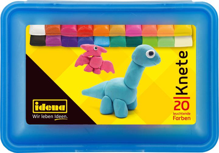 Actual product image Idena Plasticine box 20 sticks of plasticine assorted