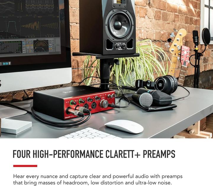 Produktbild Focusrite Clarett+ 4Pre USB -????nikortti USB-v??yl????n (USB)
