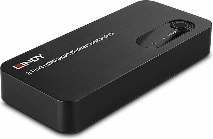 Immagine prodotto Lindy Commutatore bidirezionale 2 porte HDMI 8K60 Commuta tra due sorgenti HDMI 8K collegate a un unico