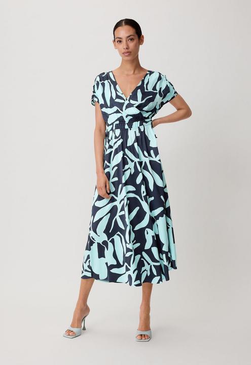 Produktbild Comma Kleid Satinkleid mit Raffung (32)
