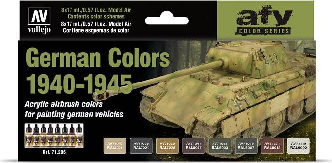 Produktbild Vallejo German Colors 1940-1945 - Model Air