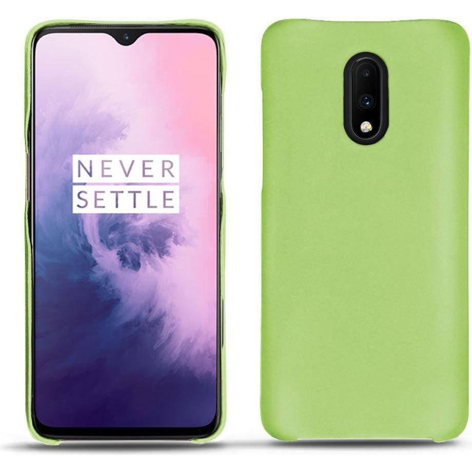 Thumbnail - Noreve Lederschutzhülle (OnePlus 7), Smartphone Hülle, Grün