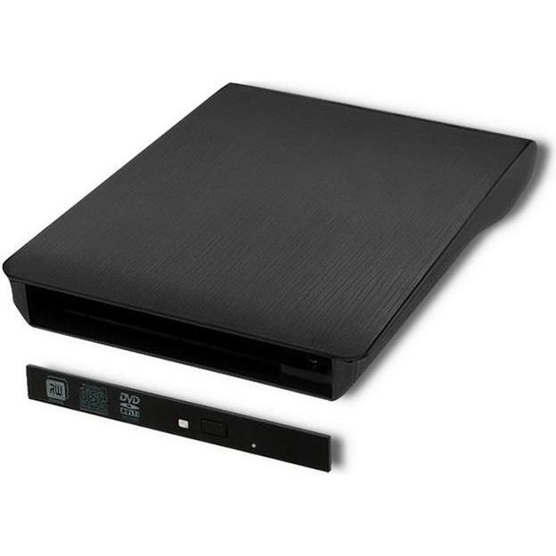 Qoltec Housing (5.25"), Festplattengehäuse, Schwarz