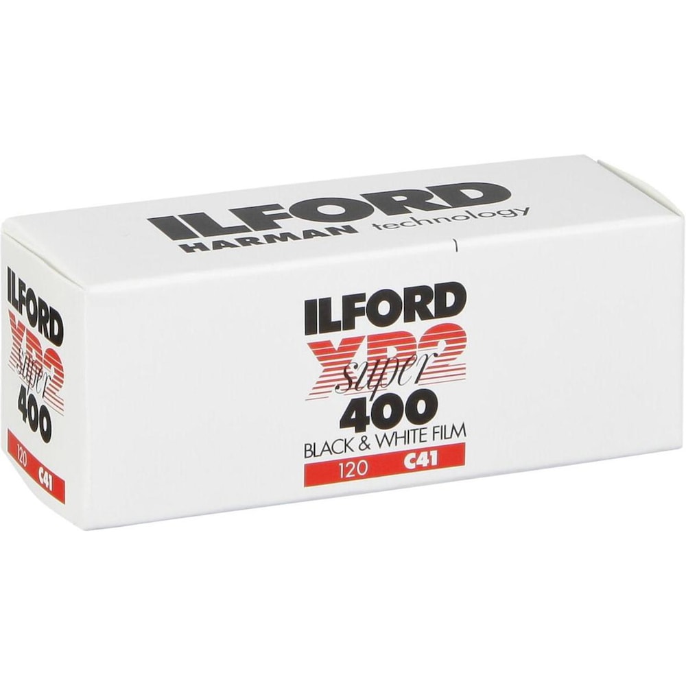 Ilford FILM XP2 SUPER 120, Analogfilm, Schwarz