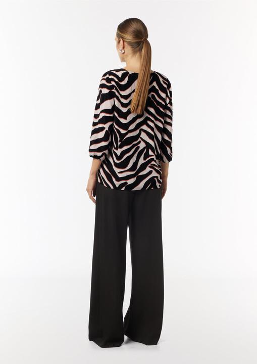 Produktbild Comma Bluse Crêpe-Bluse mit kurzen Ballonärmeln (42)