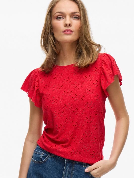 Produktbild Vila Rundhals Oberteil mit kurzen Ärmeln (M)