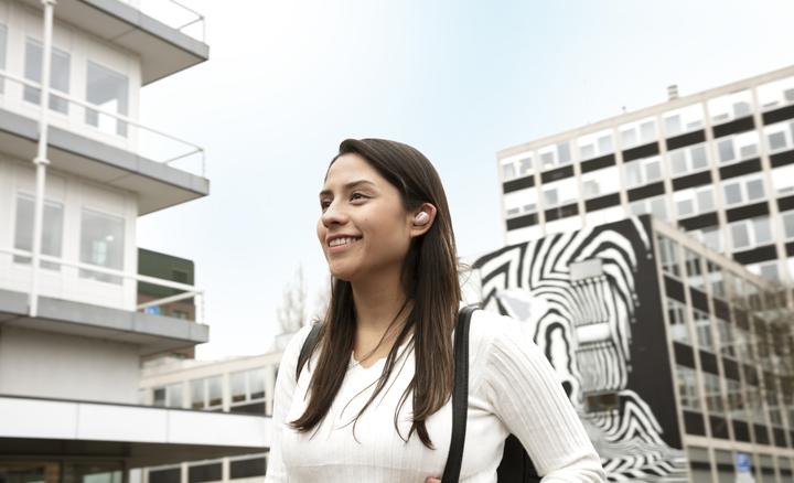 Produktbild Trust Nika Compact Blueth Earphones Pink (ANC, 8 h, Kabellos)