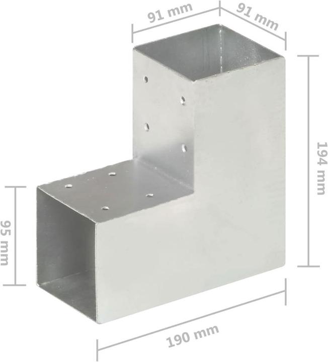 Immagine prodotto vidaXL Pfostenverbinder