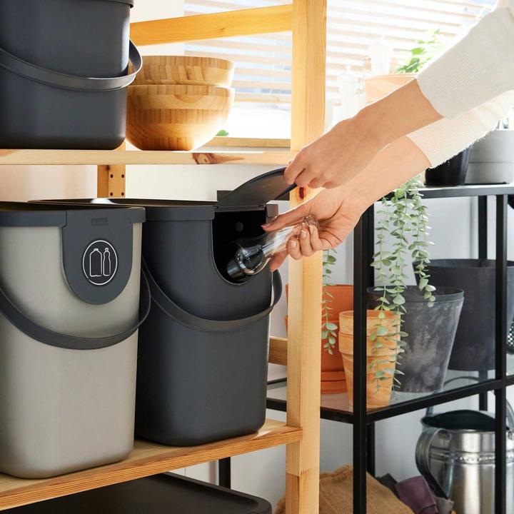 Image du produit Rotho Recycling Müllsystem 25 l ALBULA - Limette (25 l)