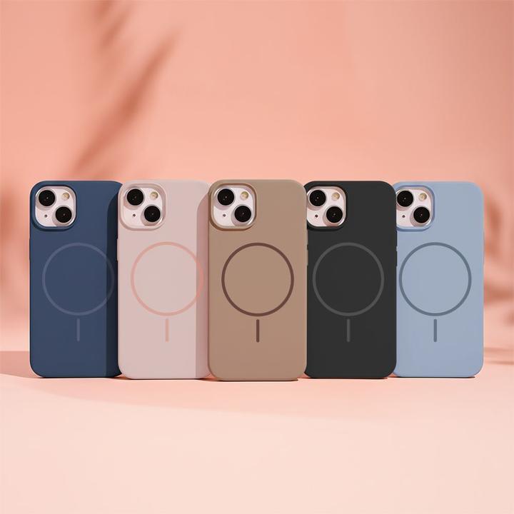 Produktbild OEM Silicone Thin Mag case for iPhone 17 light blue (Apple iPhone 17)