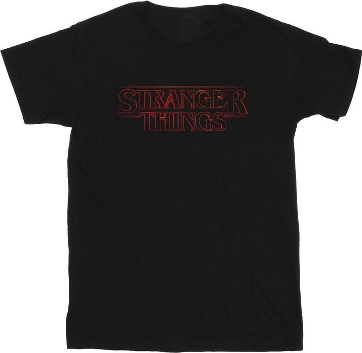 Netflix Stranger Things Glow Logo TShirt Jungen (128)